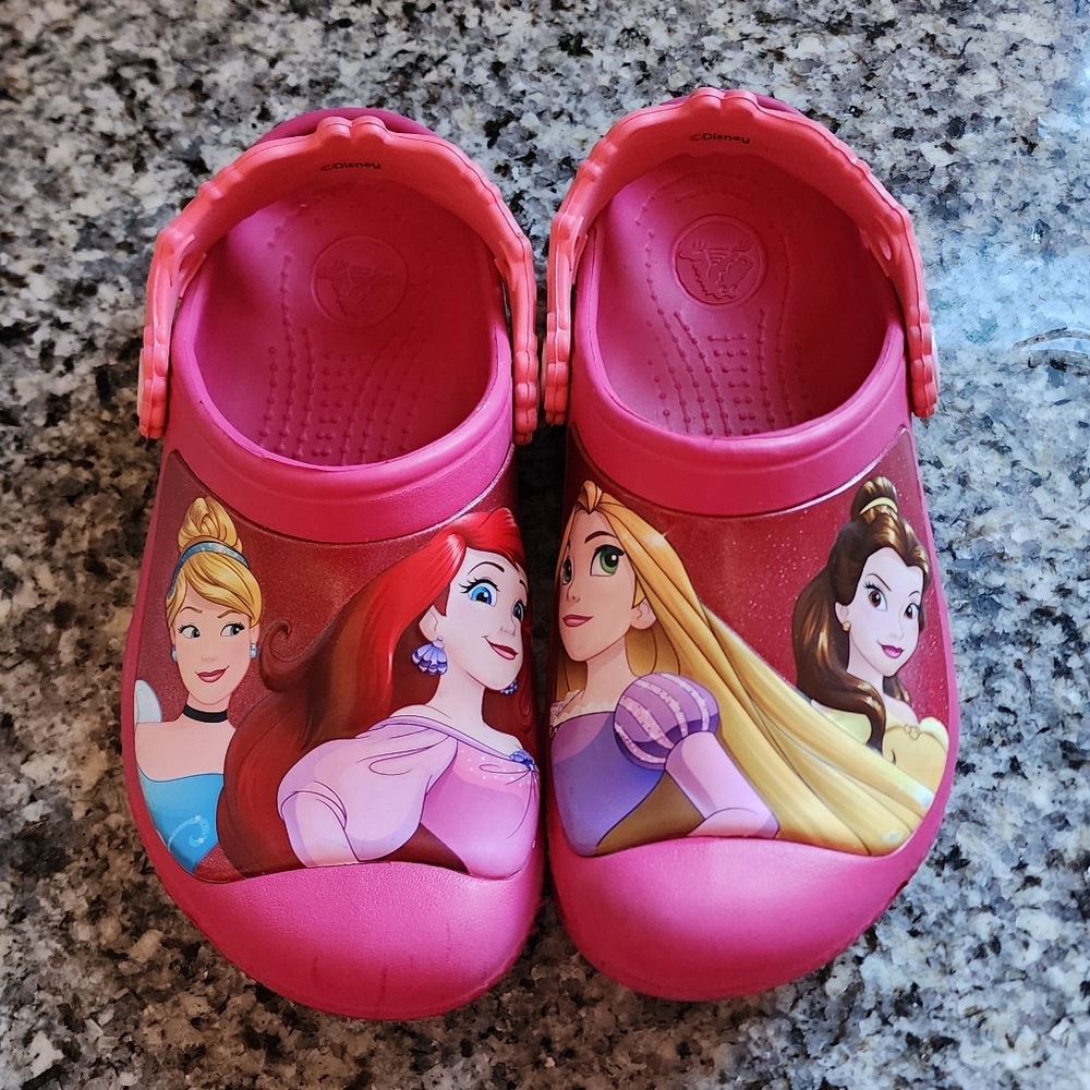 Girls Disney Princess Crocs Size 12c